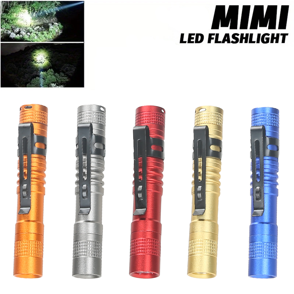 Outdoor Adventurer - ミニポータブル LED ペンライト クリップ付き 超高輝度 高ルーメン