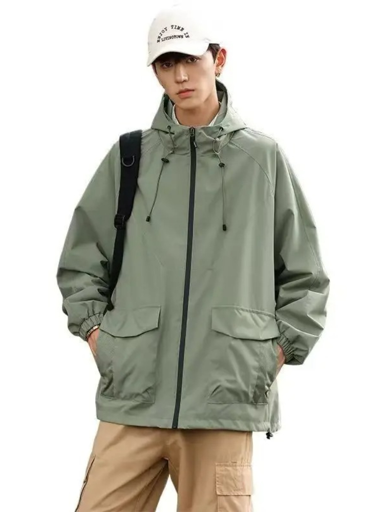 Outdoor Adventure Hong Kong - アウトドア フード付きジャケット メンズ レディース ヴィンテージ 大きなポケット