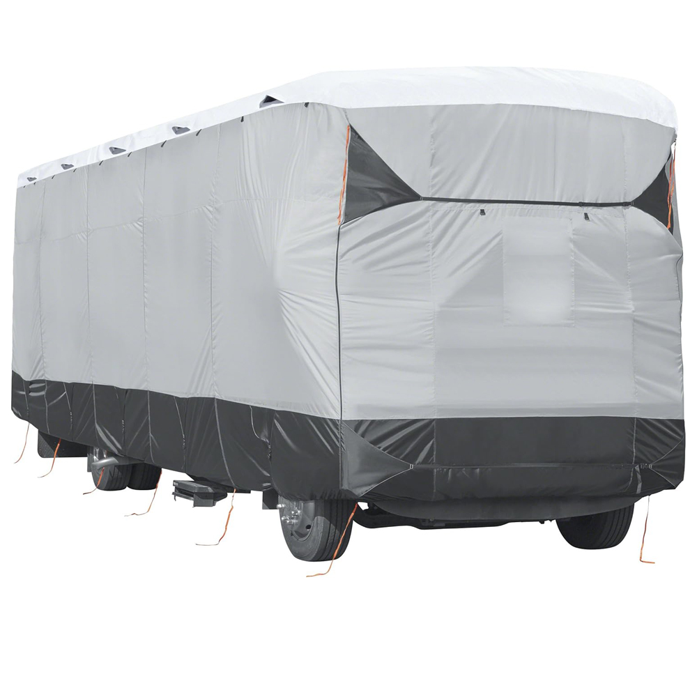Outdoor Adventurer - 耐久性のあるUVカット防水スポーツスタイルトラベルキャラバンRVカバー、通気性のあるモーターホームトレーラーカバー、アウトドアアドベンチャーに最適