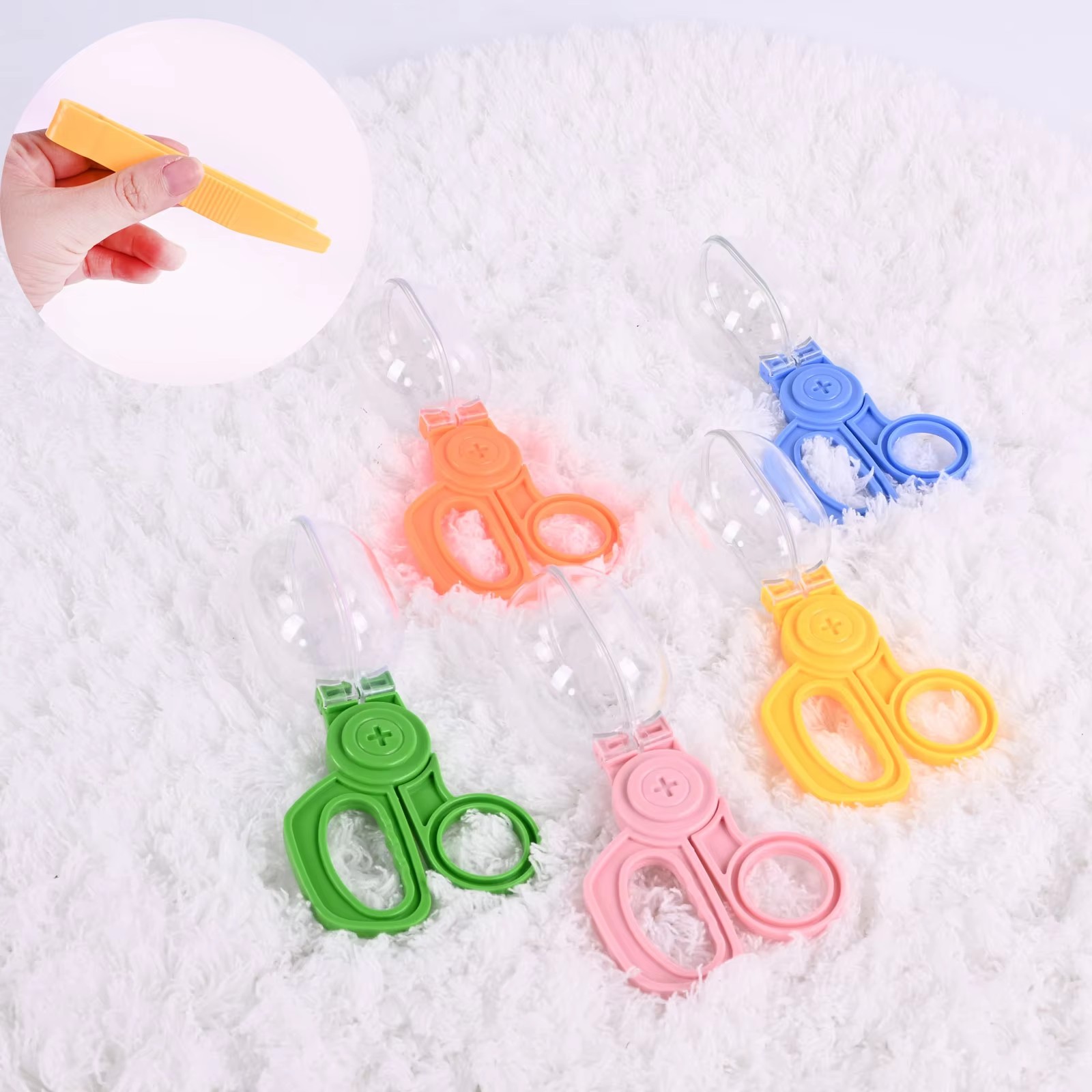 Outdoor Adventure Activities - アドベンチャー昆虫カプセルクリップおもちゃアクセサリー、試験管クリップスプーン、子供用アウトドアスポーツトレーニングおもちゃ