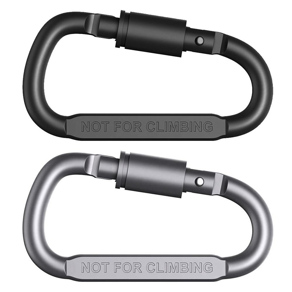 Carabiner Locking D - Dリングロックカラビナクリップ多機能キャンプ登山バックルミニカラビナバックルフックハイキングバックパッキングツール