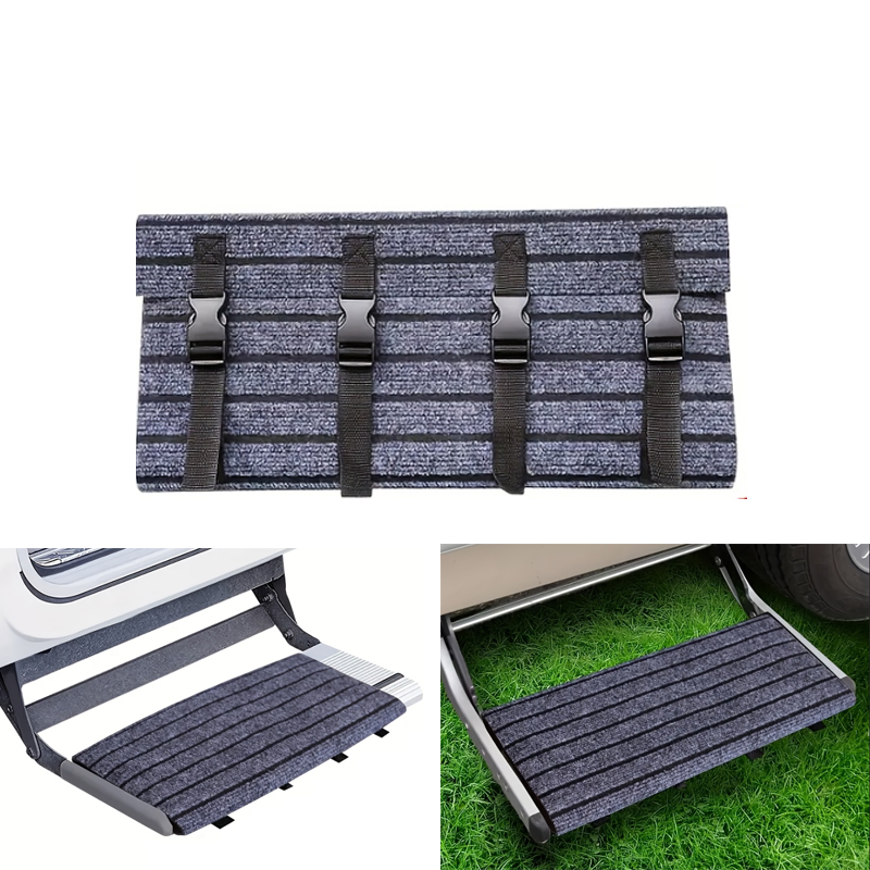 Outdoor Adventurer - 屋外キャラバンステップドアマットRVステップ階段カーペットヘビーデューティー滑り止め交換用モーターホームアクセサリー旅行キャンプ用