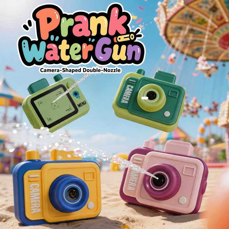 Outdoor Adventure Games - 両面水鉄砲カメラ水遊び銃面白い子供用屋外夏プールビーチ水遊びおもちゃ親子インタラクティブゲーム