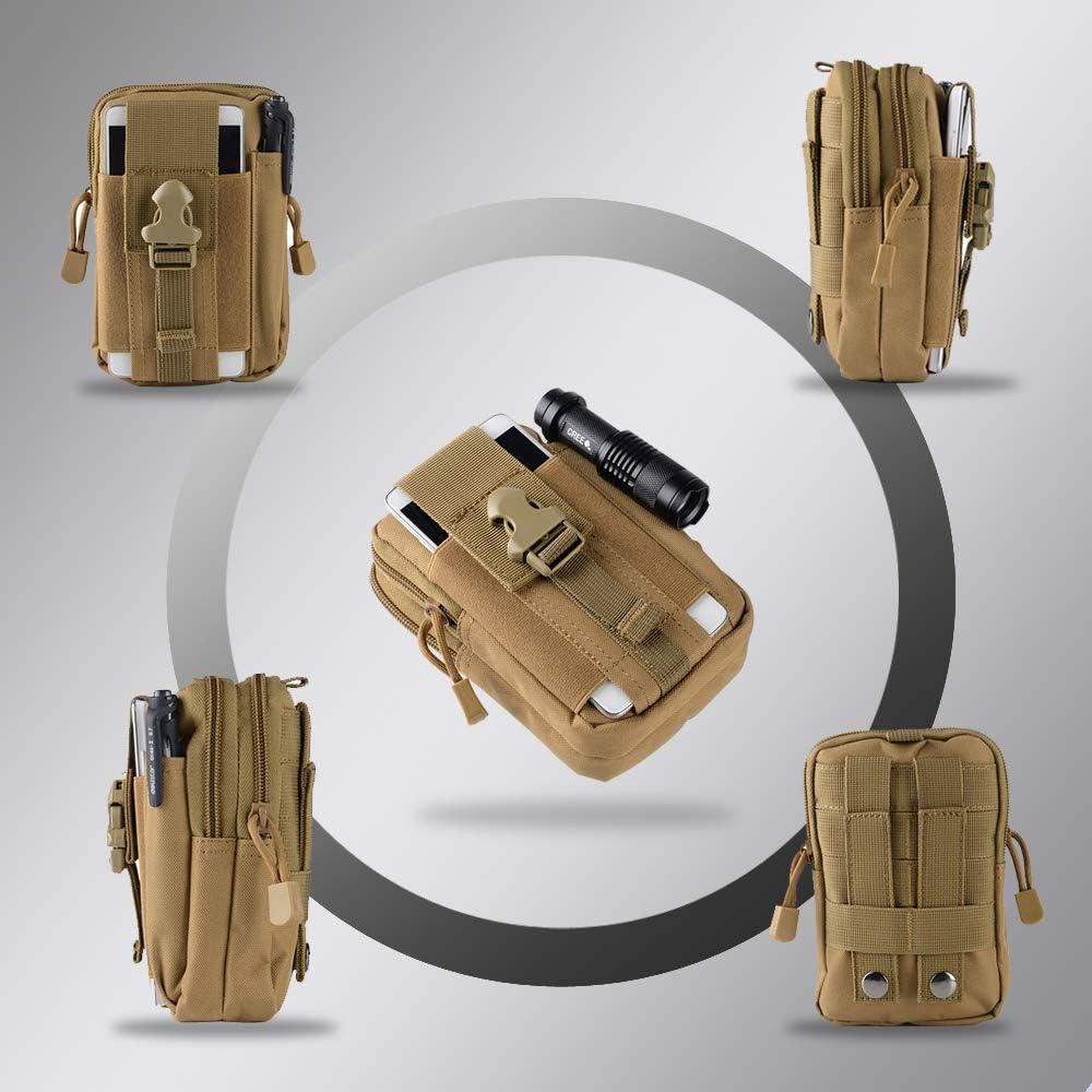 戦術的なモールベルトポーチ軍事ウエストバッグ EDC ツール - Outdoor Adventurer のレビューと価格