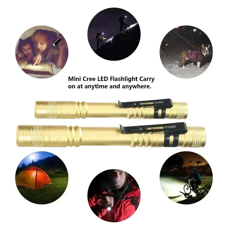 ミニポータブル LED ペンライト クリップ付き 超高輝度  - Outdoor Adventurer のレビューと価格