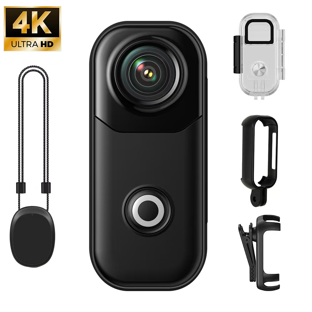 ミニ4Kアクションカメラ ハンズフリーボディカムコーダー ポ - Outdoor Adventure Video のレビューと価格
