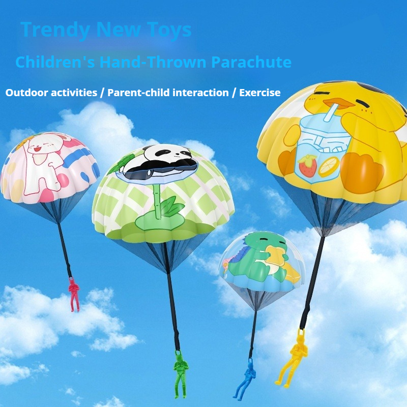 子供用パラシュートアウトドアスポーツ手投げ公園玩具エアドロッ - Outdoor Adventure Games のレビューと価格