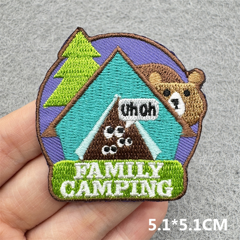 アウトドアアドベンチャー刺繍パッチ服キャンプ/ハイキングアイ - Outdoor Adventure Show のレビューと価格