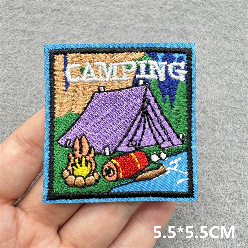 アウトドアアドベンチャー刺繍パッチ服キャンプ/ハイキングアイ - Outdoor Adventure Show のレビューと価格