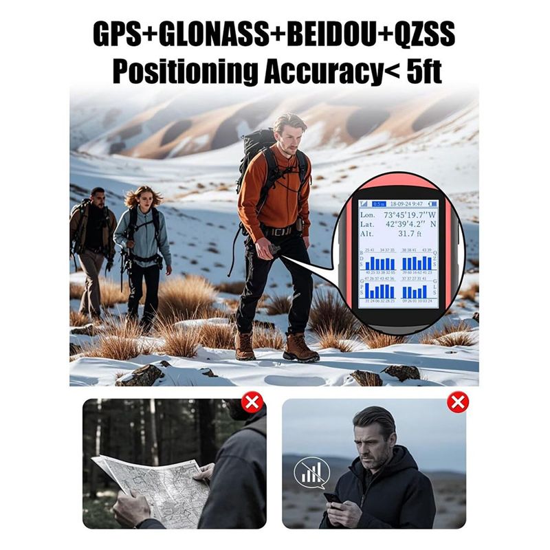 ABZZ-GPS ハイキング用ハンドヘルド A6 マルチGN - Outdoor Adventure Hunt のレビューと価格