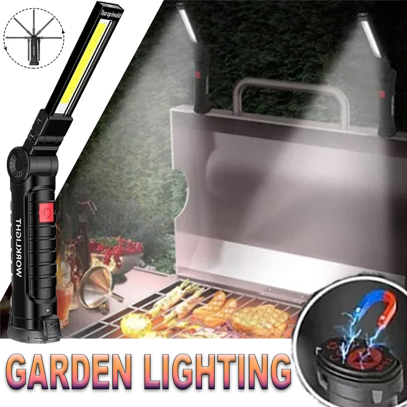 ポータブル LED 懐中電灯 磁気フック付き 屋外修理作業灯 - Outdoor Adventurer のレビューと価格