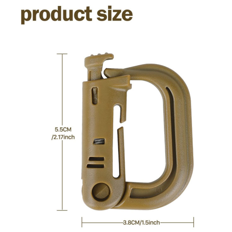 5 個 Grimloc Molle カラビナ D ロックリン - Carabiner Locking D のレビューと価格