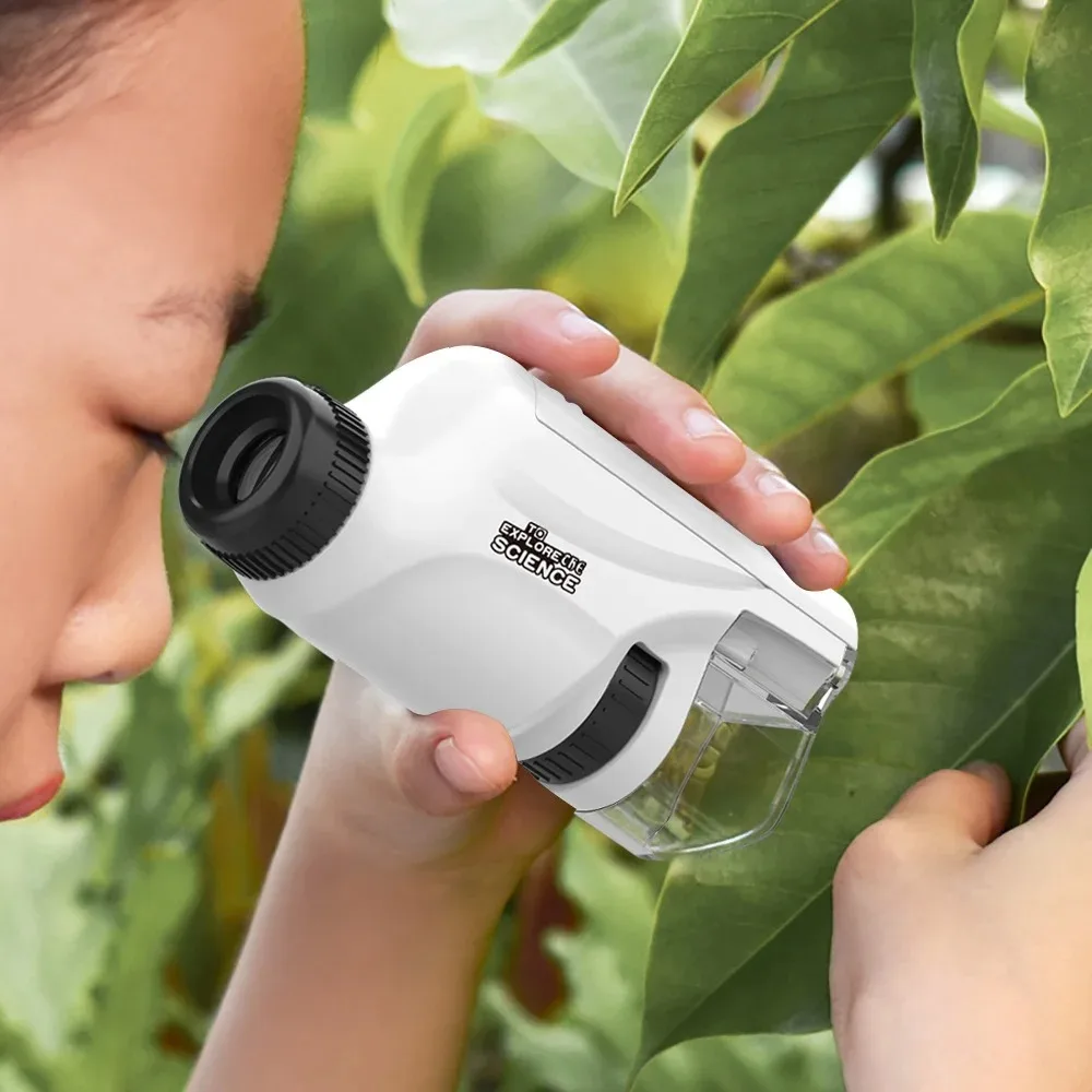 子供用ポケット顕微鏡 |     虫や植物を詳しく見る |  - Outdoor Adventure Microscope のレビューと価格