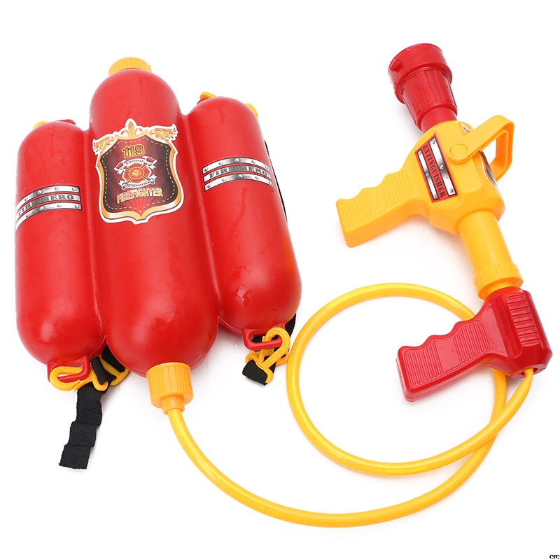 消防バックパック水鉄砲大容量消防士水鉄砲引き出し撮影夏のプー - Outdoor Adventure Games のレビューと価格