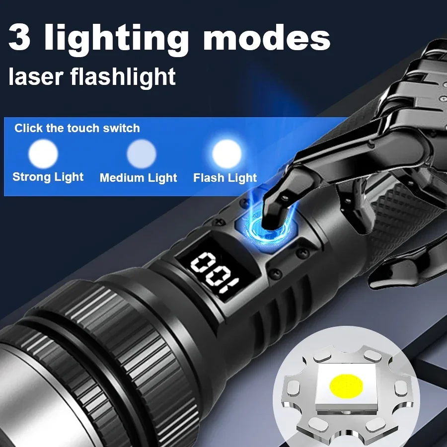 超高輝度充電式懐中電灯、キャンプ、ハイキング、釣り、屋外緊急 - Outdoor Adventure Camp のレビューと価格