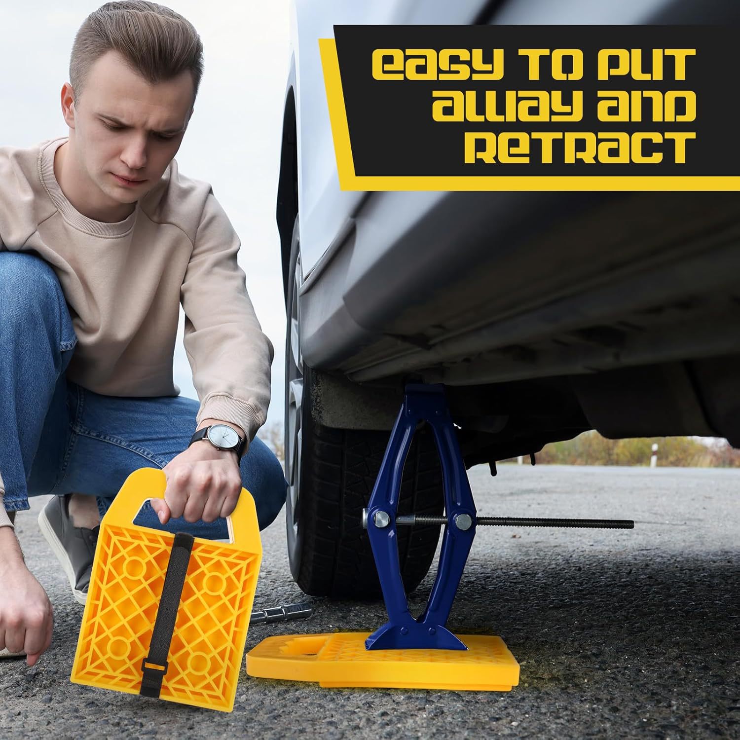 キャンプ用トラベルトレーラーレベリングブロック4個、RVに最 - Outdoor Adventurer のレビューと価格