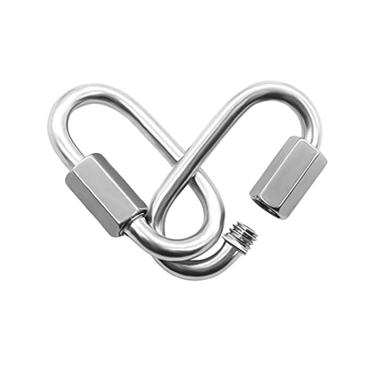 12 パック クイック リンク 5/32 インチ 高耐久 カ - Carabiner Locking D のレビューと価格
