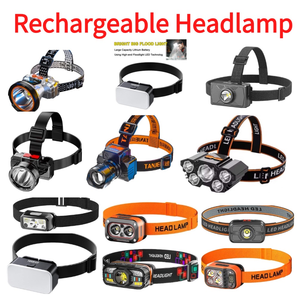 充電式ヘッドランプ 32 LED 5 モード調整可能なヘッド - Outdoor Adventure At のレビューと価格