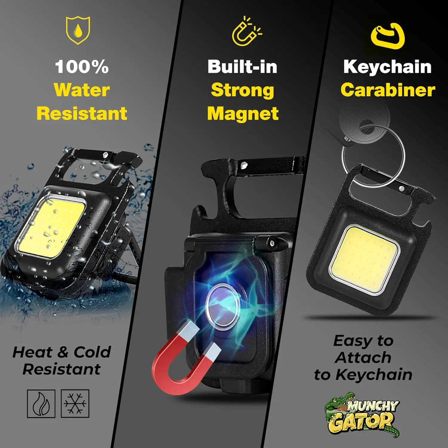 ポータブルキーホルダーライトミニ多機能キャンプ懐中電灯USB - Outdoor Adventurer のレビューと価格