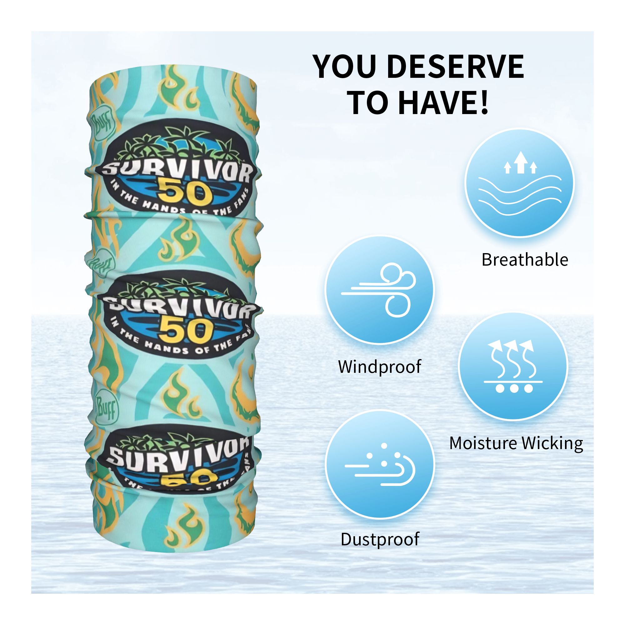 S-Survivors 50 アドベンチャーゲーム バンダナ - Outdoor Adventure Show のレビューと価格