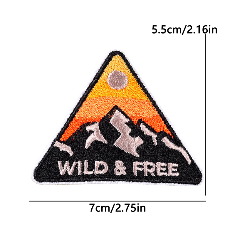 惑星宇宙風景刺繍パッチアウトドア刺繍パッチジャケットハイキン - Outdoor Adventure Show のレビューと価格