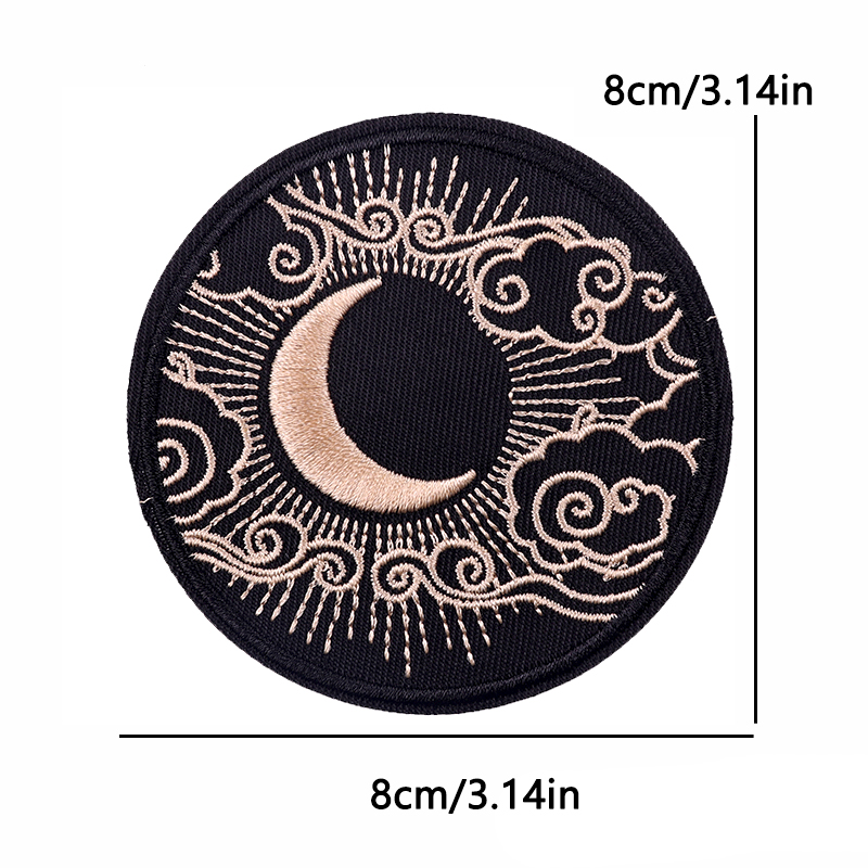 惑星宇宙風景刺繍パッチアウトドア刺繍パッチジャケットハイキン - Outdoor Adventure Show のレビューと価格