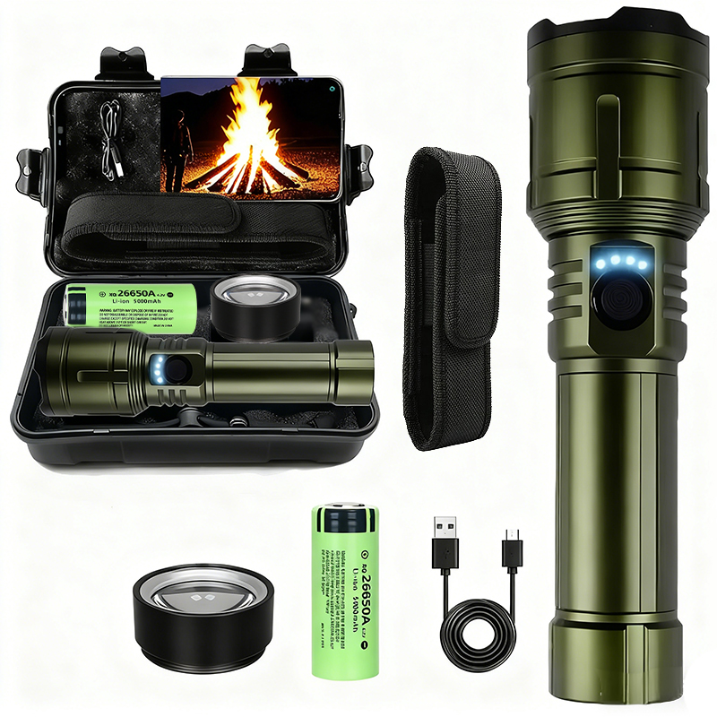 超強力懐中電灯集中点火懐中電灯防水軍事戦術ランプ屋外キャンプ - Outdoor Adventure Camp のレビューと価格