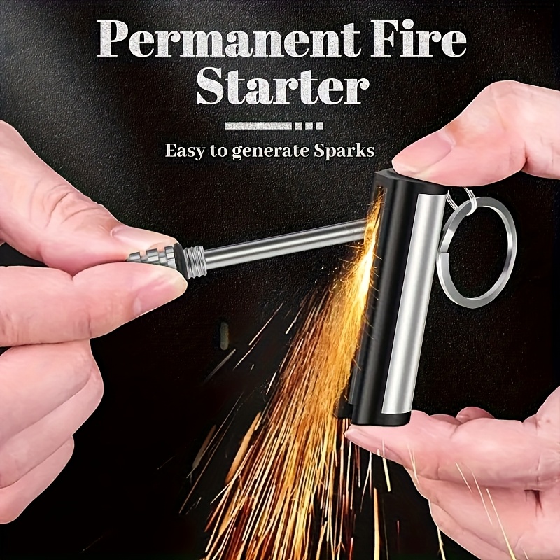 ピストン式サバイバルファイヤースターター、キーチェーンタイプ - Fire Piston Starter のレビューと価格