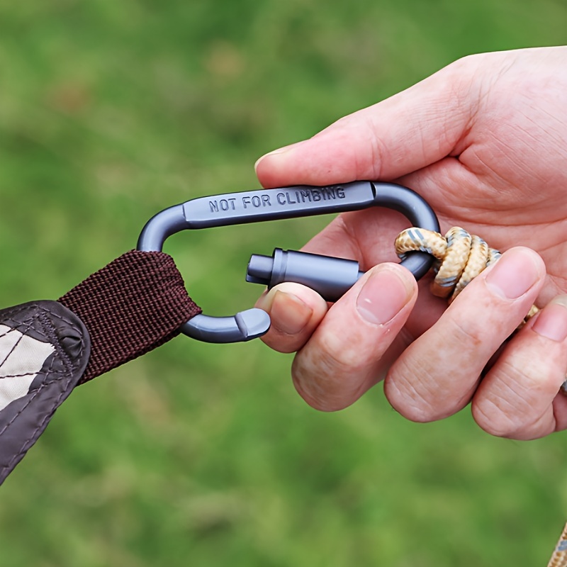 1/4 個アルミ合金カラビナ軽量 D リングハイキングバック - Carabiner Locking D のレビューと価格