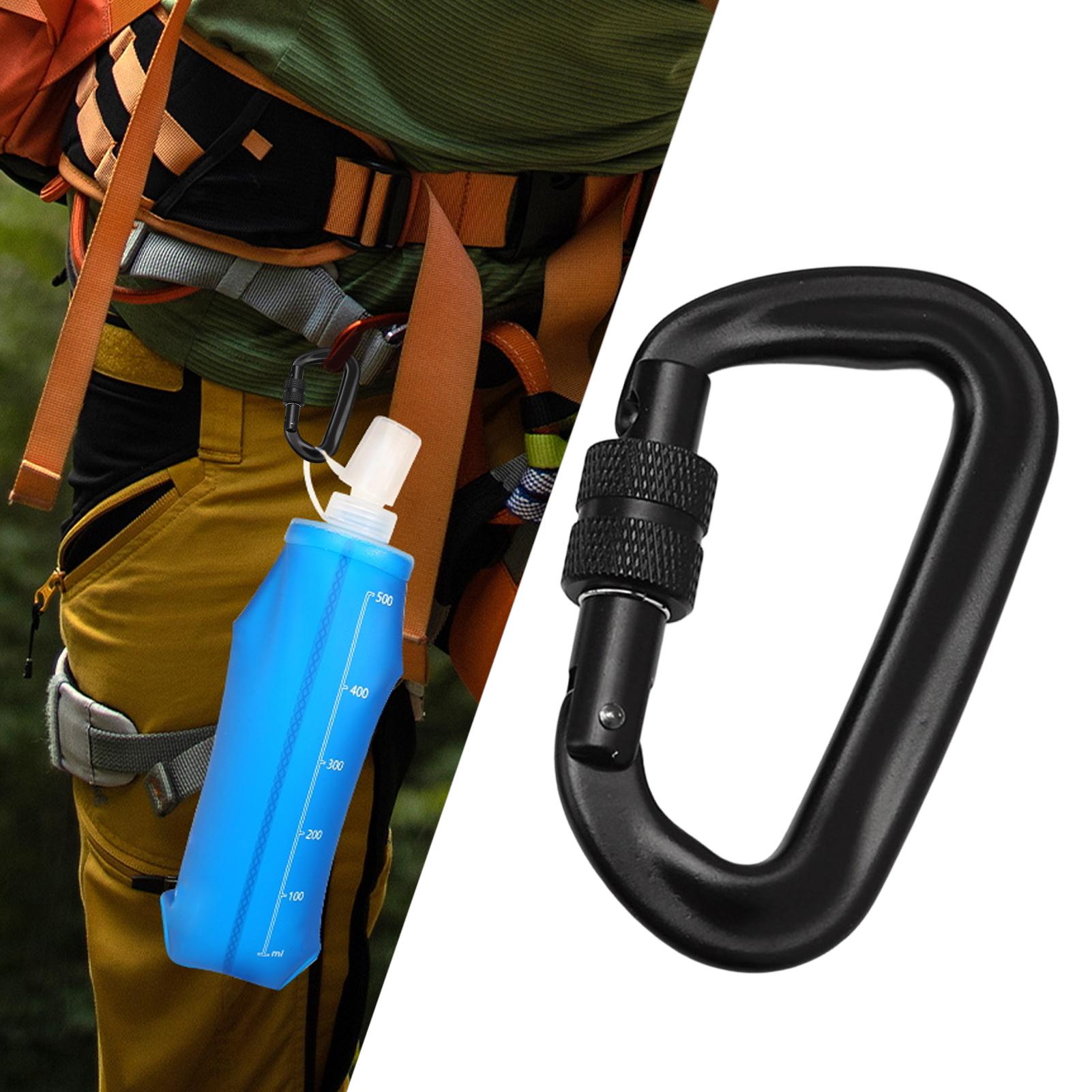 2個入り カラビナクリップ ヘビーデューティー アルミ合金  - Carabiner Locking D のレビューと価格