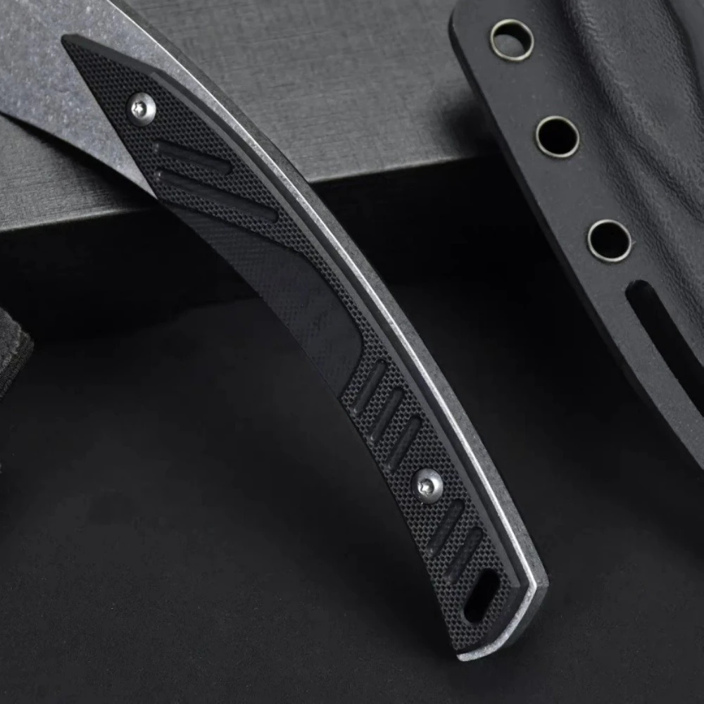 高品質軽量EDCストレートナイフアウトドアサバイバル8Cr1 - Outdoor Adventure Hunt のレビューと価格