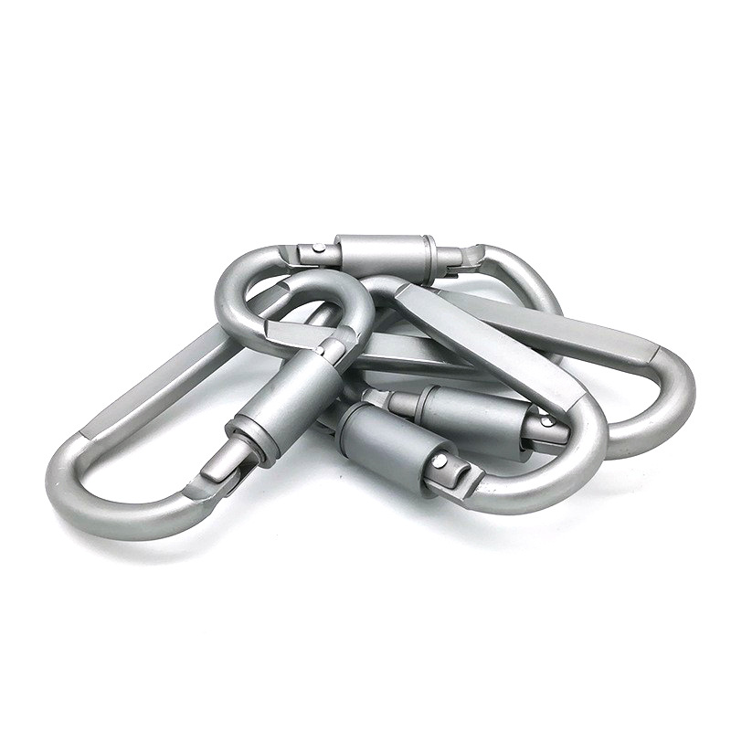 カラビナクリップDリングロックカラビナ、耐久性、強力、屋外キ - Carabiner Locking D のレビューと価格