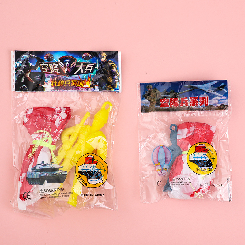プラスチック製の子供用パラシュートおもちゃ,屋外の兵士,手投 - Outdoor Adventure Games のレビューと価格