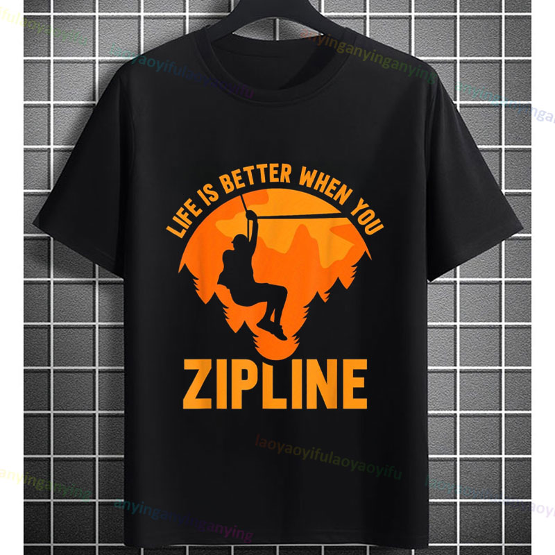 面白い「ジップラインで生き残った」アドベンチャー グラフィッ - Outdoor Adventure Ziplines & Waterfall のレビューと価格