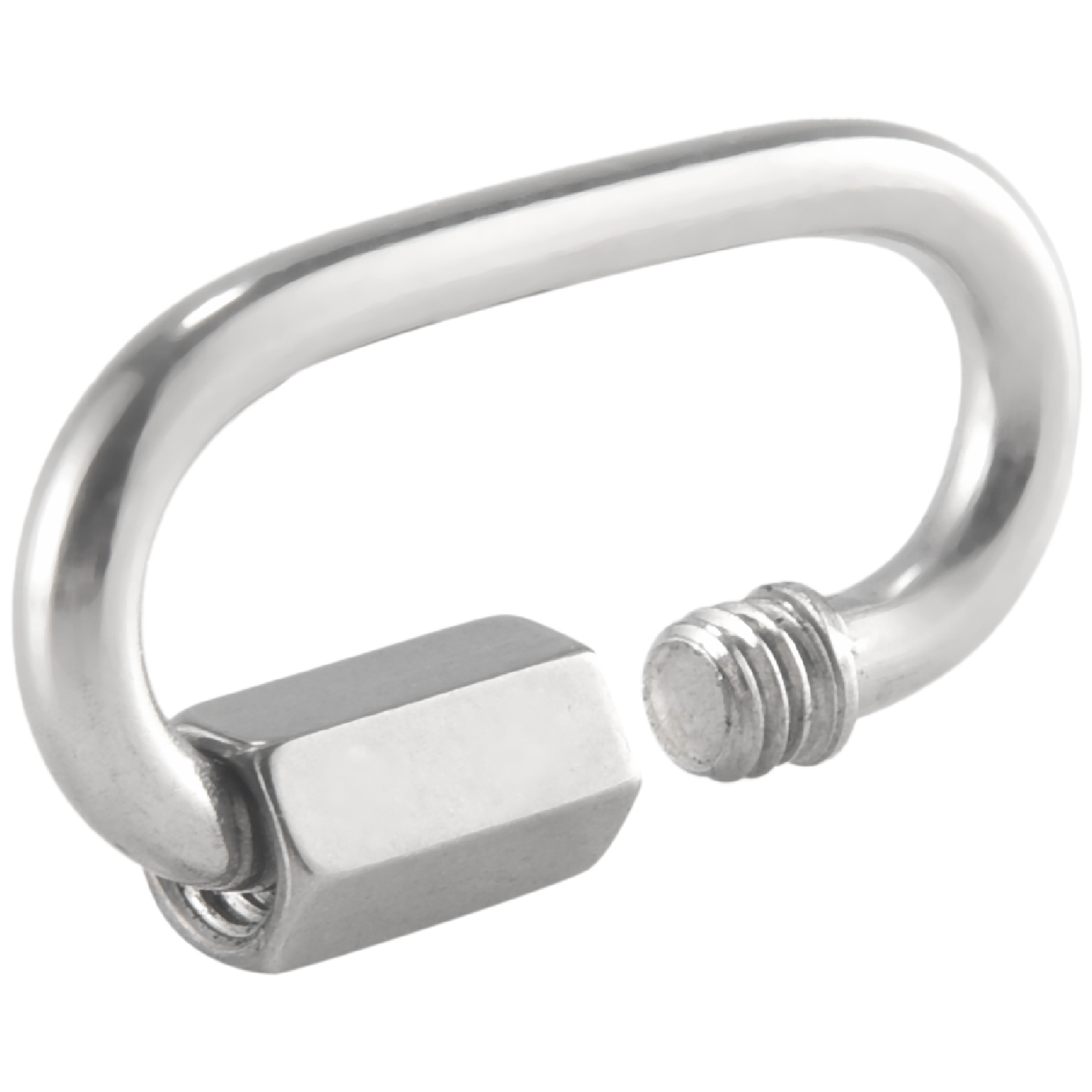 新しい表示-12個のクイックリンクM4 4MMステンレススチ - Carabiner Locking D のレビューと価格
