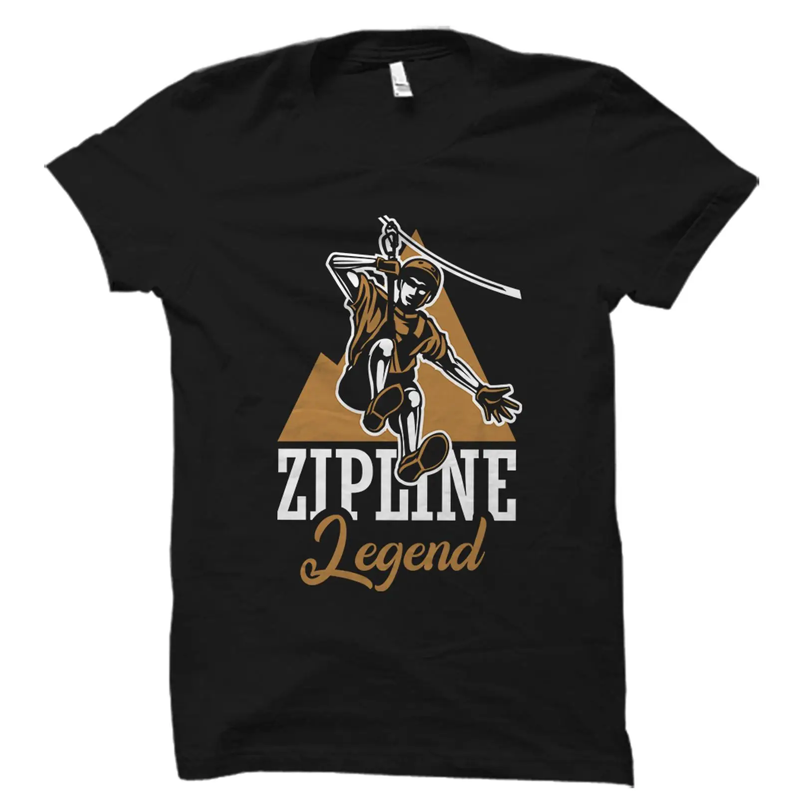 ジップライン・レジェンドTシャツ　面白いジップラインデザイン - Outdoor Adventure Ziplines & Waterfall のレビューと価格