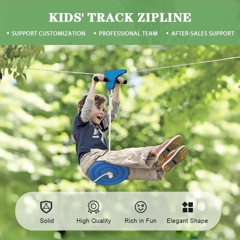 ジップラインゲームセット 屋外用ジップライン、耐久性のあるシ - Outdoor Adventure Ziplines & Waterfall のレビューと価格