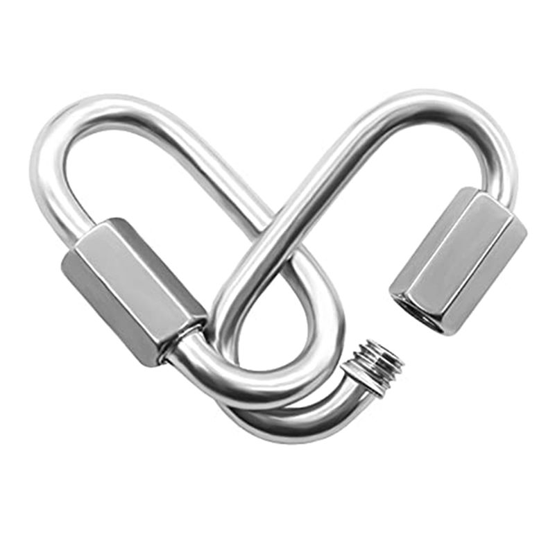 ABJS 12 パック クイックリンク 5/32 インチ ヘ - Carabiner Locking D のレビューと価格