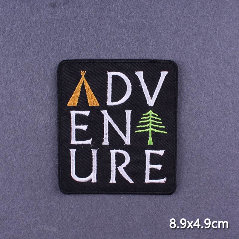 マウンテンディアフォックスアドベンチャーパッチ太陽と月刺繍ア - Outdoor Adventure Show のレビューと価格