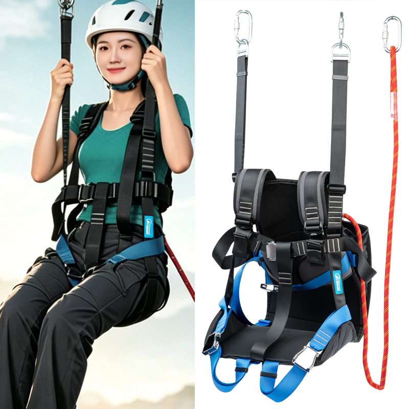 屋外高所ジップライン安全シート、パラグライダー景勝地アドベン - Outdoor Adventure Ziplines & Waterfall のレビューと価格