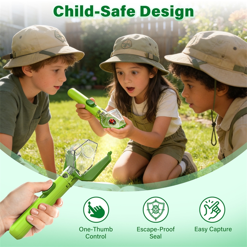 子供用バグキャッチャー 6倍拡大鏡付きエクスプローラーキット - Outdoor Adventure Toys For Kids のレビューと価格